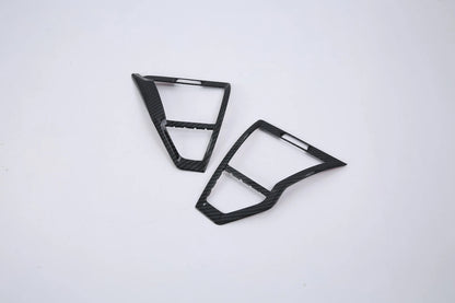 Carbon Fiber Front Side Air Vent Outlet Lid Cover Trim for BMW X3 (2018-2021)