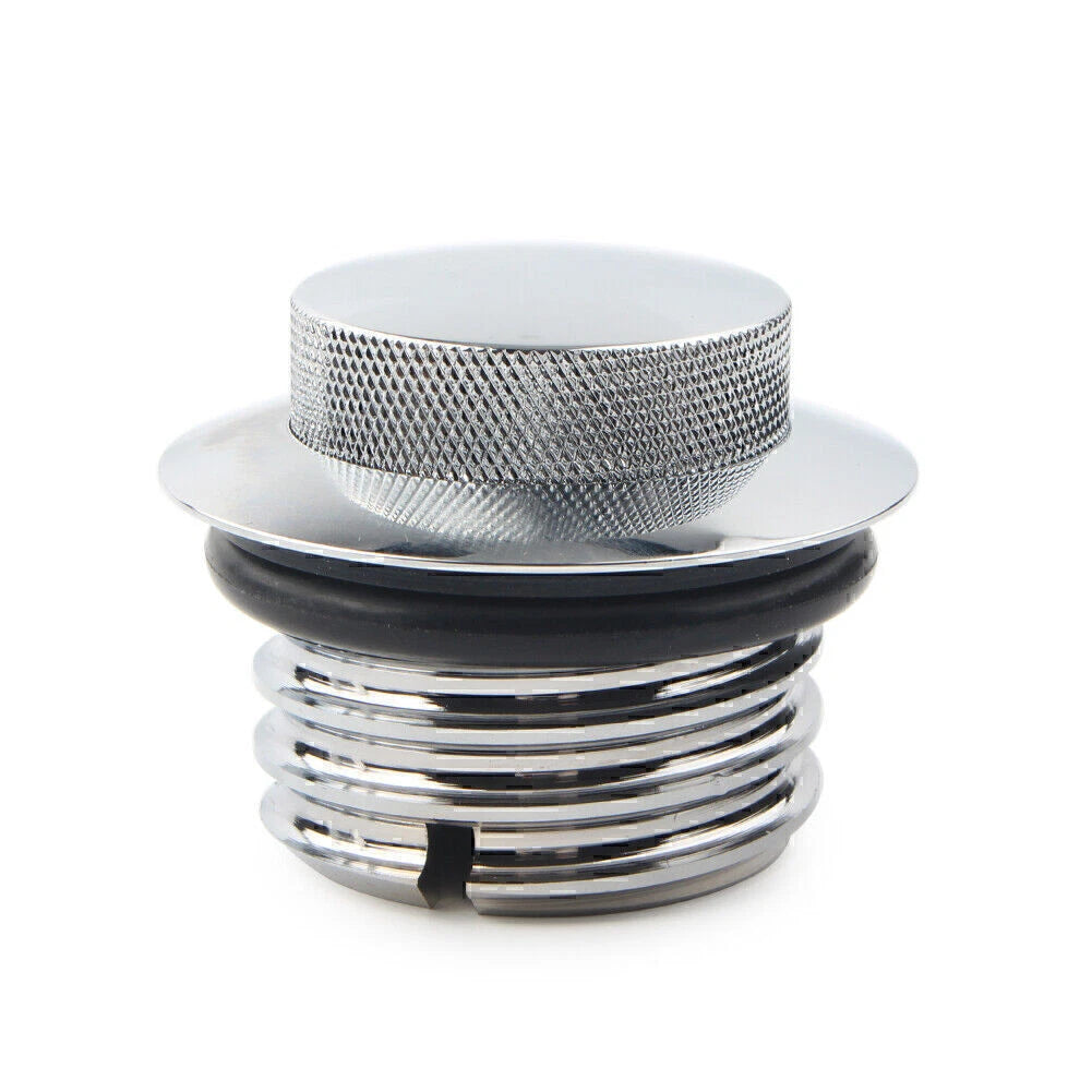 Vented Gas Cap for Harley Chrome
