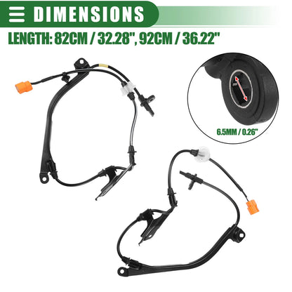 ABS Speed Sensor Front Left & Right for Acura TL (2004 - 2008)