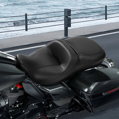 Rider Passenger Gel Seat for Harley Touring Road King Street Glide (2009-2023)