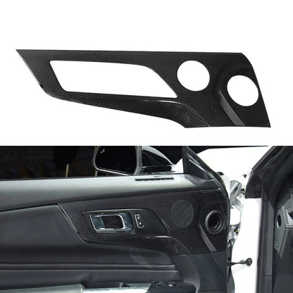Dry Carbon Fiber Console Dash Vent Door Panel Cover Kit for Ford Mustang 2024+