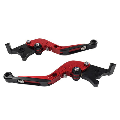 Extendable Brake Clutch Levers for BMW F650GS (2002-2007) - Red