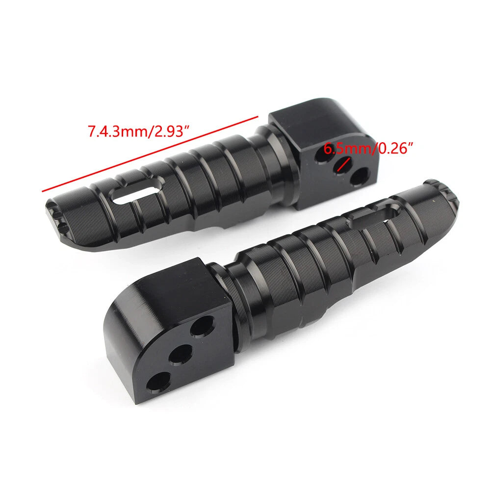 Gold Rear Passenger Foot Rest Pegs for Kawasaki Ninja ZX-6R ZX-10R