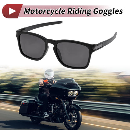 1Pc Motorcycle Riding Goggles Gray Lens Black Frame PC UV400 for Make Model