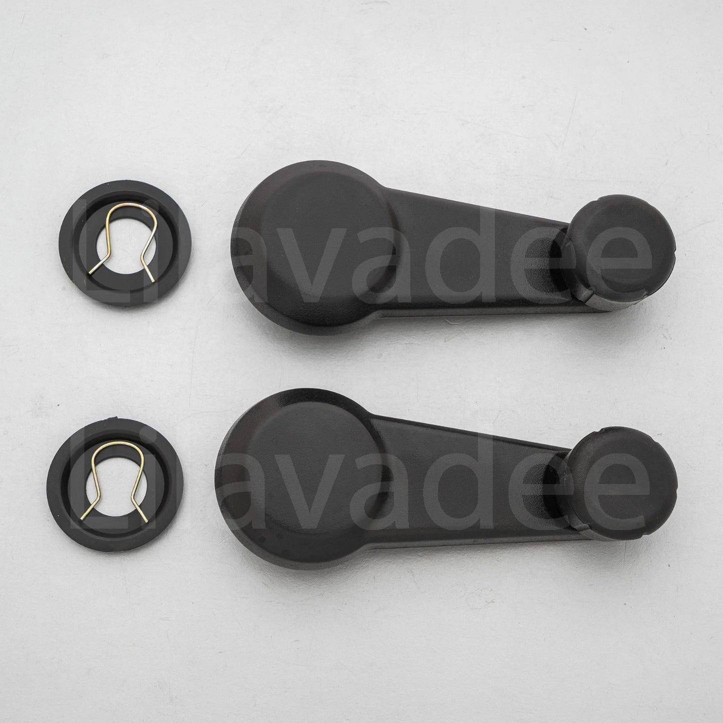 Isuzu D-Max Window Crank Winder Set - 2 x Black (2012-2023)