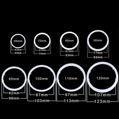 110mm DRL COB LED Angel Eyes Halo Ring Fog Headlight Lamps