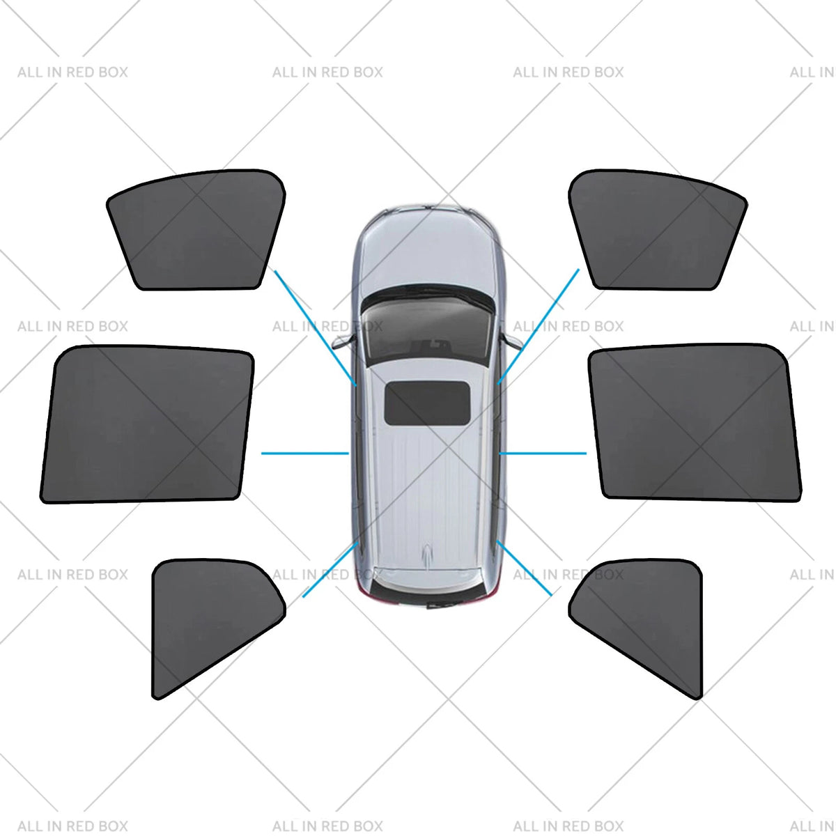 Magnetic Mesh Sun Blind Shades for Volvo XC40 (2018-2024)