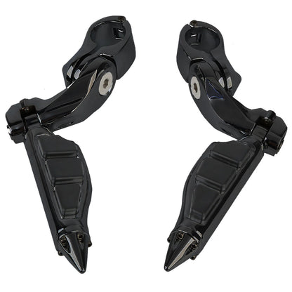 Foot Pegs 1.25'' Highway Bar Mount for Harley Touring Dyna Softail