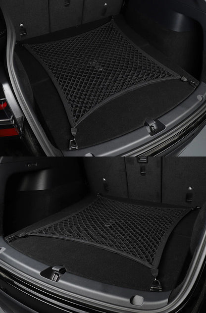 Organizer Trunk Cargo Elastic String Net Mesh Pocket for Tesla Model Y