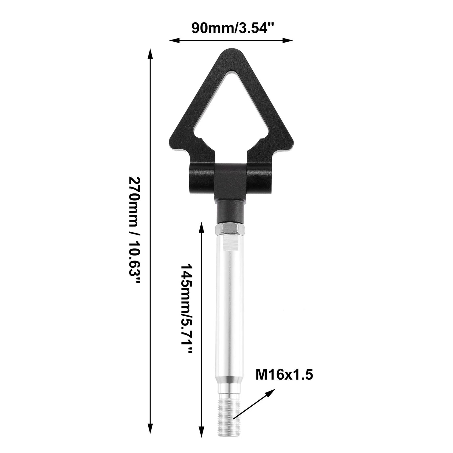 Black Front Bumper Tow Hook Screw for Subaru BRZ (2013-2021)