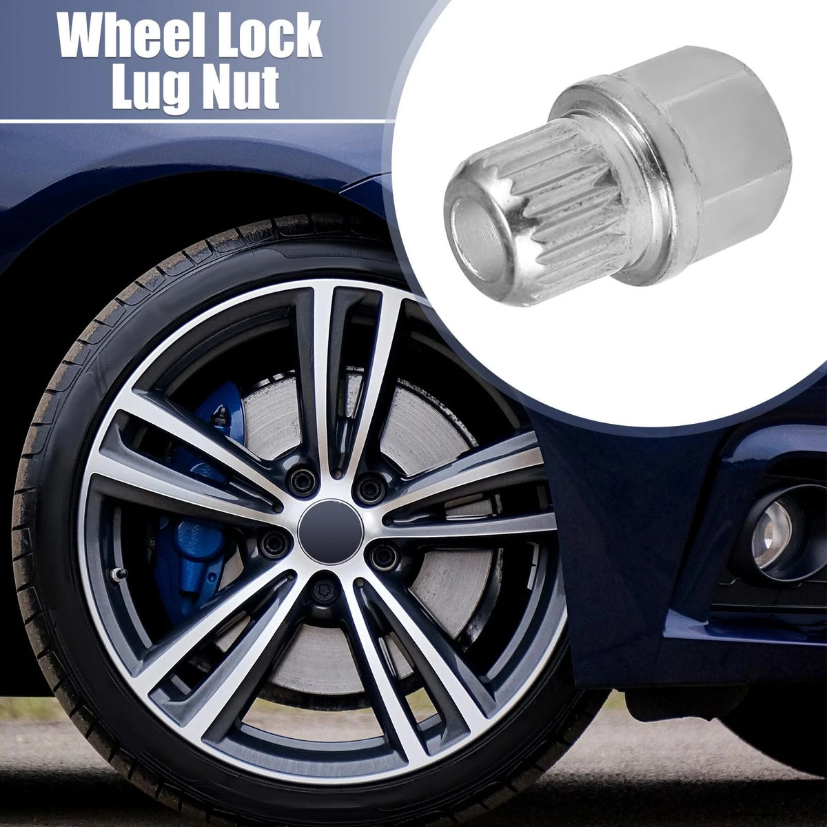 Hollow Anti Theft Wheel Lock Lug Nut Screw Removal Key for BMW