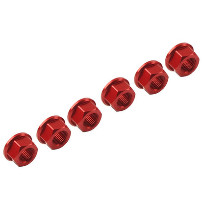 Red M10 x 1.0 Rear Sprocket Nuts for Ducati Streetfighter Panigale V4 (2018-2023)