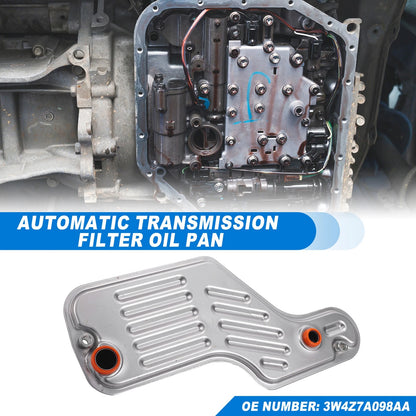 Transmission Fluid Filter Oil Pan for Ford 5R55N 5R55S (2000-2007)