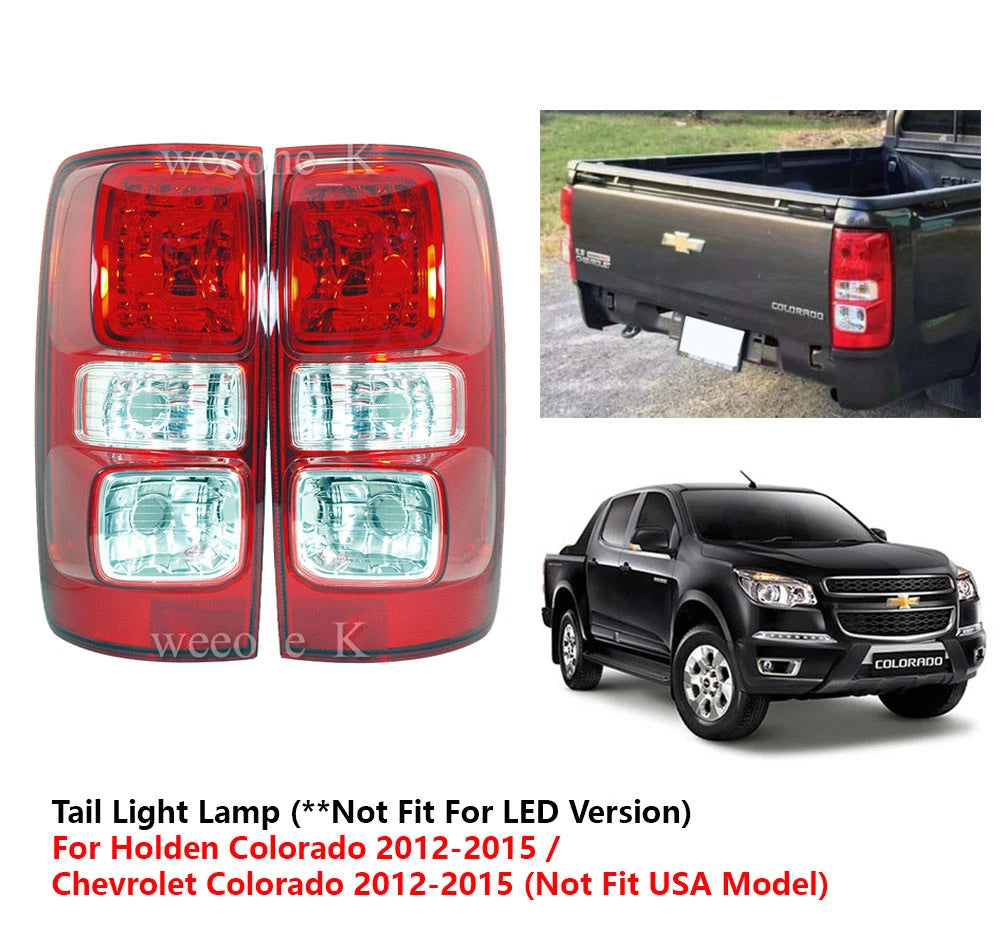 Tail Light Pair for Chevrolet Holden Colorado (2012-2015)