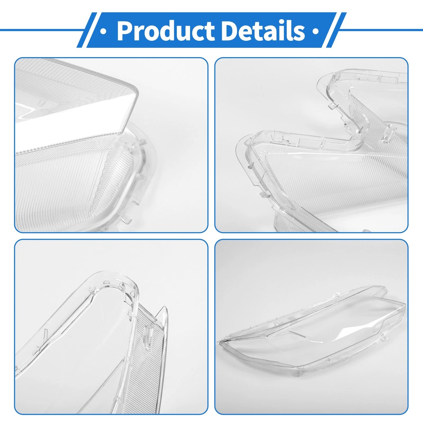 Car Front Right Headlight Lens Cover for Honda CRV (2015-2016)