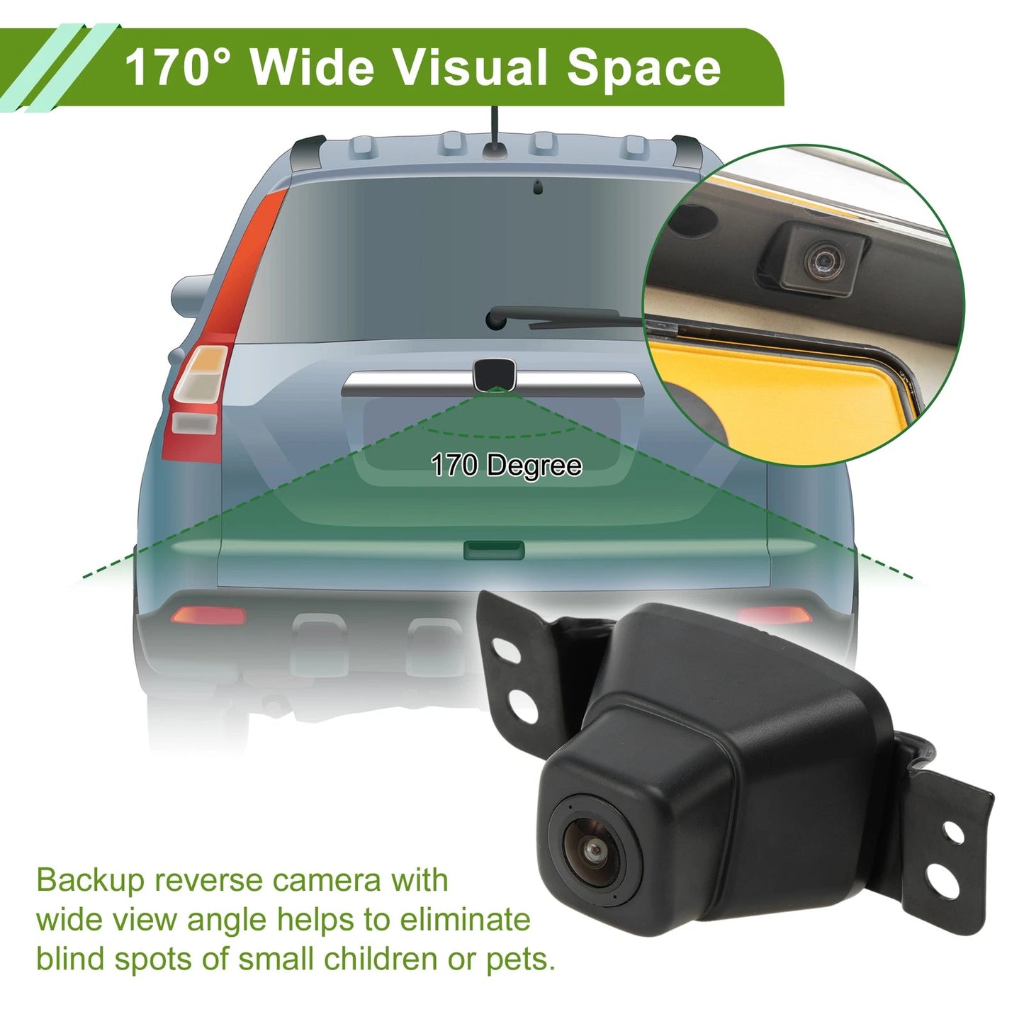 Car Camera Rear View Backup Reverse Camera for Toyota RAV4 (2015–2018)
