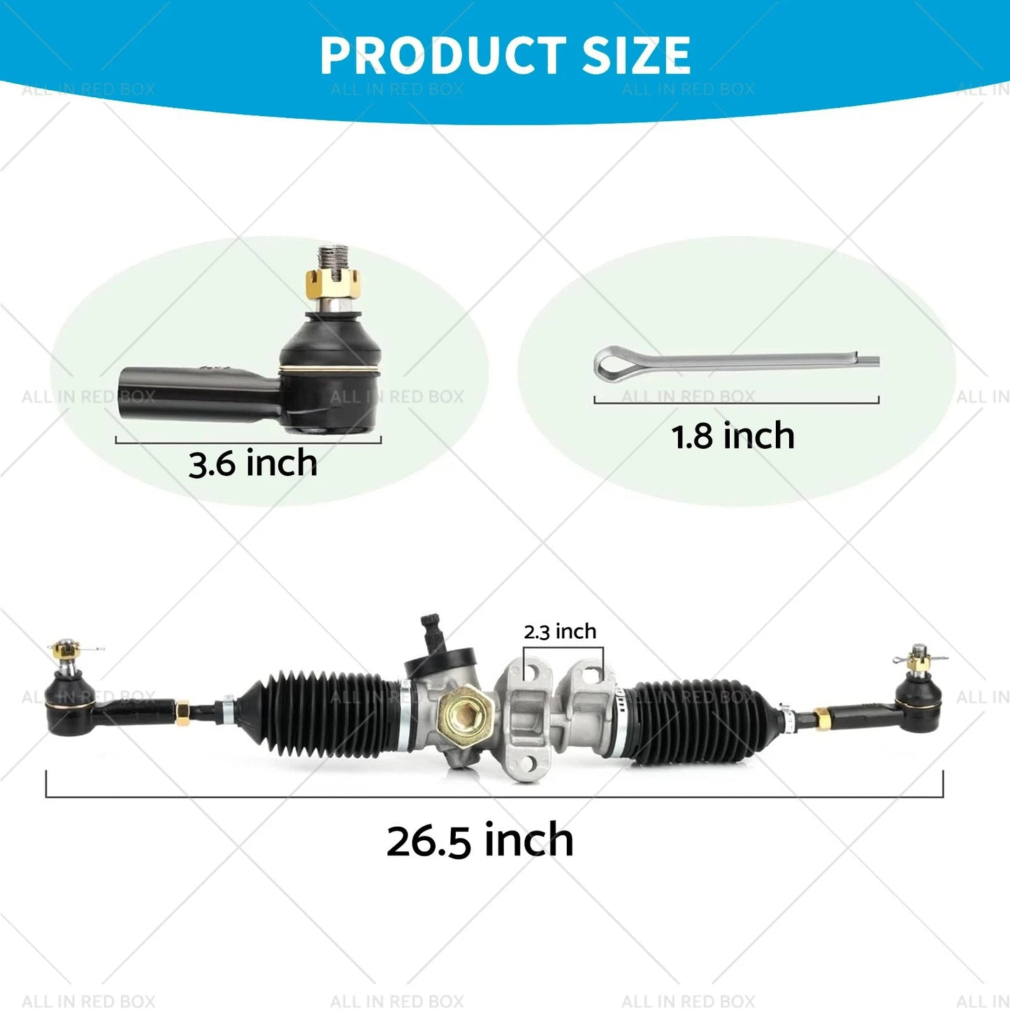 Steering Gear Box Assembly for EZGO RXV (2008 - Present)