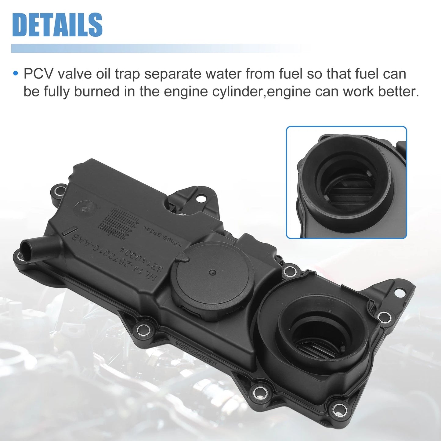 PCV Oil Engine Valve Rocker Cover Gasket for Volvo S60 V90 2.0L (2017-2023)