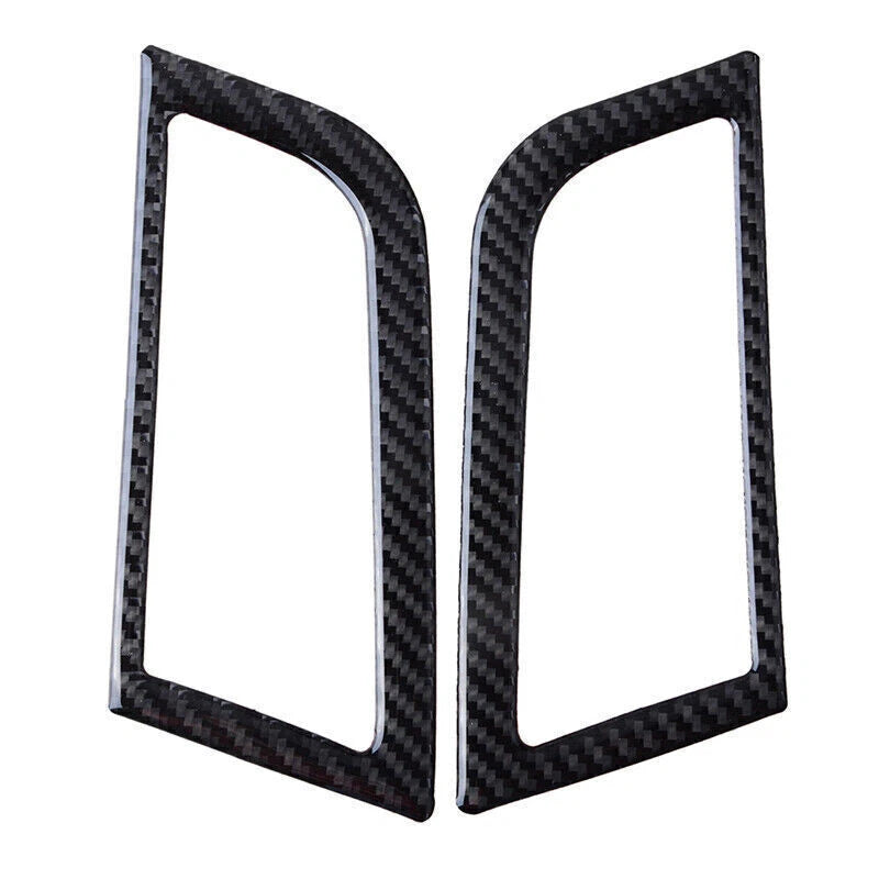 Carbon Fiber Dashboard Side Air Vent Cover Trim for Ford Mustang (2015-2019)