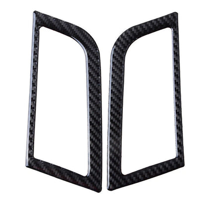Carbon Fiber Dashboard Side Air Vent Cover Trim for Ford Mustang (2015-2019)