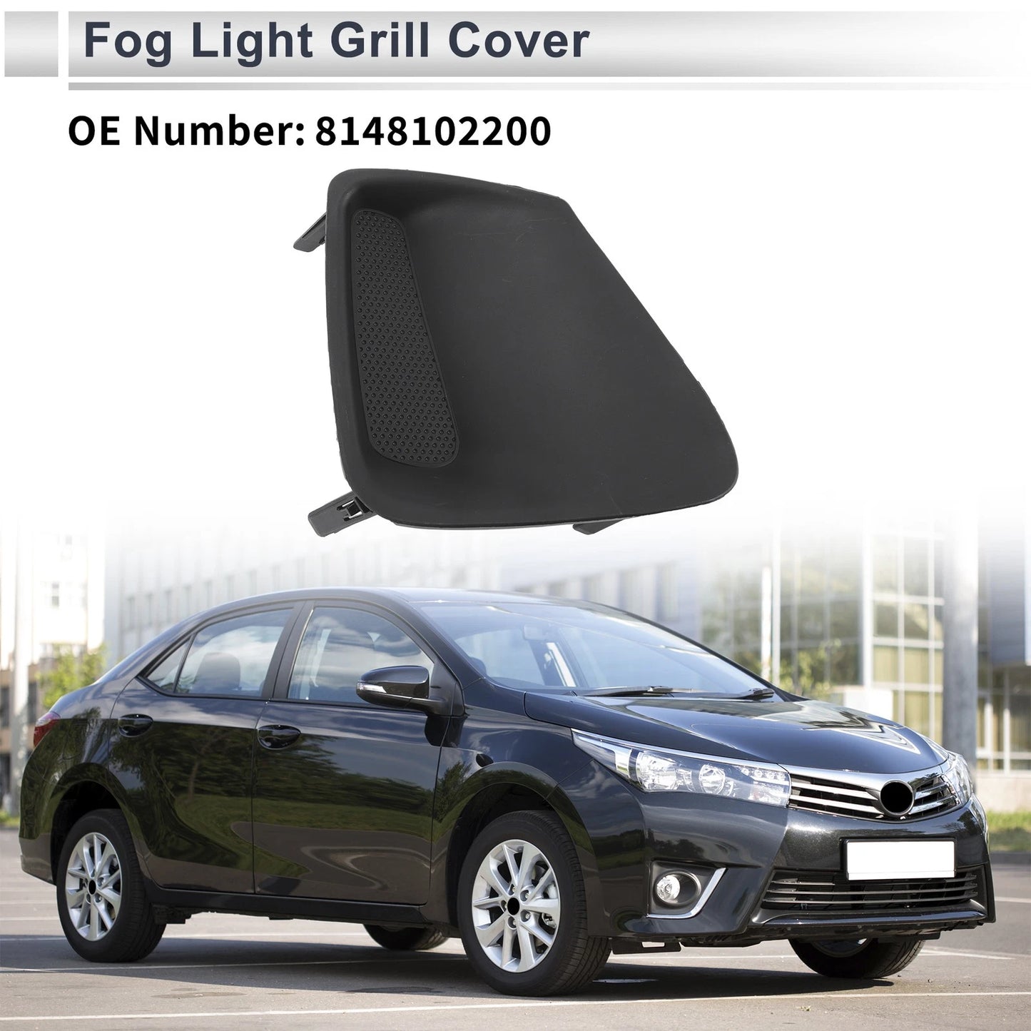 Front Right Fog Light Grill for Toyota Corolla (2011-2013)
