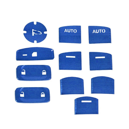 Blue Window Switch Panel Cover for Honda CR-V 2017-2019