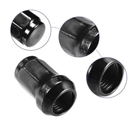 M12x1.25 Car Wheel Hub Lug Nuts 2 x Set for Honda, Chevy, Nissan