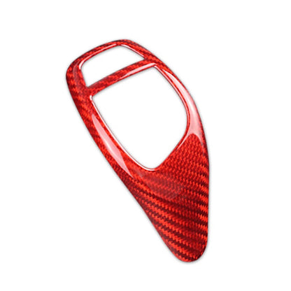 Carbon Fiber Gear Shift Knob Cover Trim for BMW 1 2 3 4 5 6 X3 X5 X4