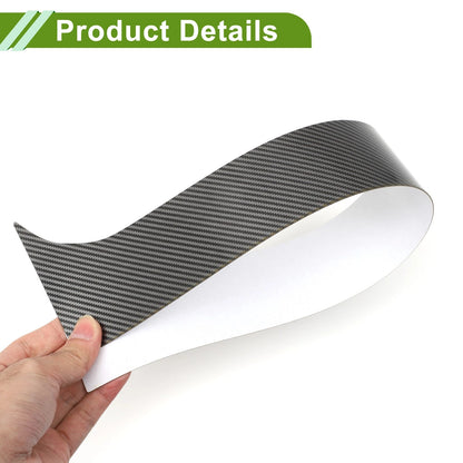 Door Pillar Window Trim for Chevy Silverado Carbon Fiber Pattern Black
