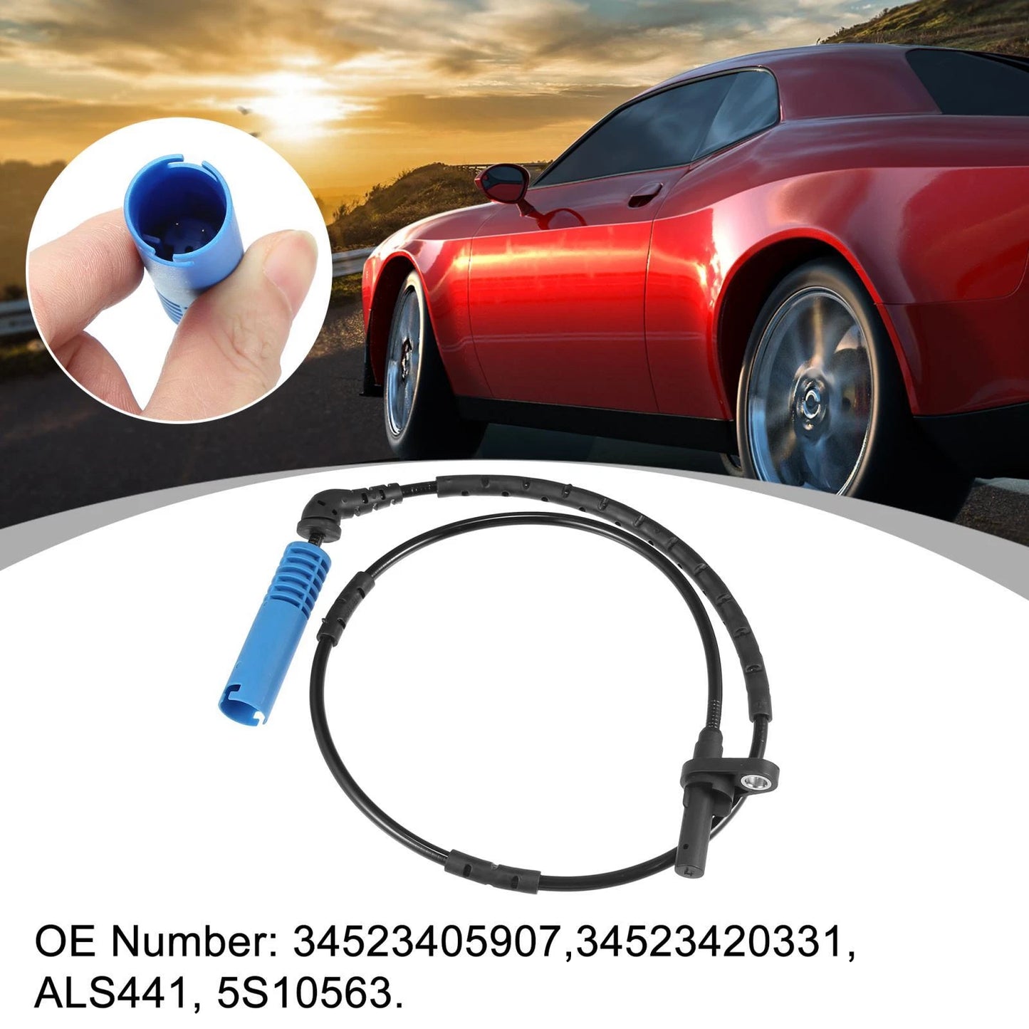Rear ABS Wheel Speed Sensor for BMW X3 E83 (2004-2010)