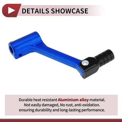 Folding Gear Shifter Lever for Bosuer Cheetah Blue/Black Head