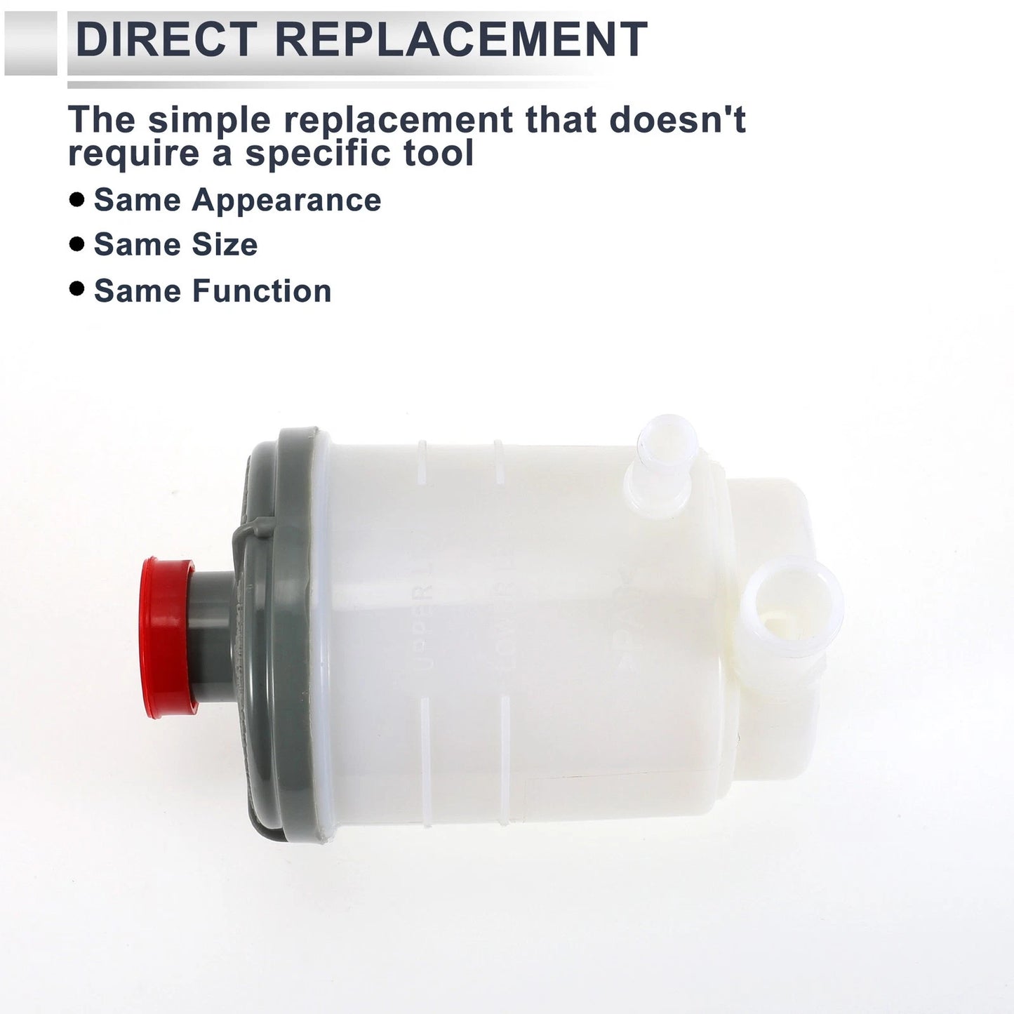 Power Steering Reservoir for Honda Accord (1998-2002) 1 Pc White