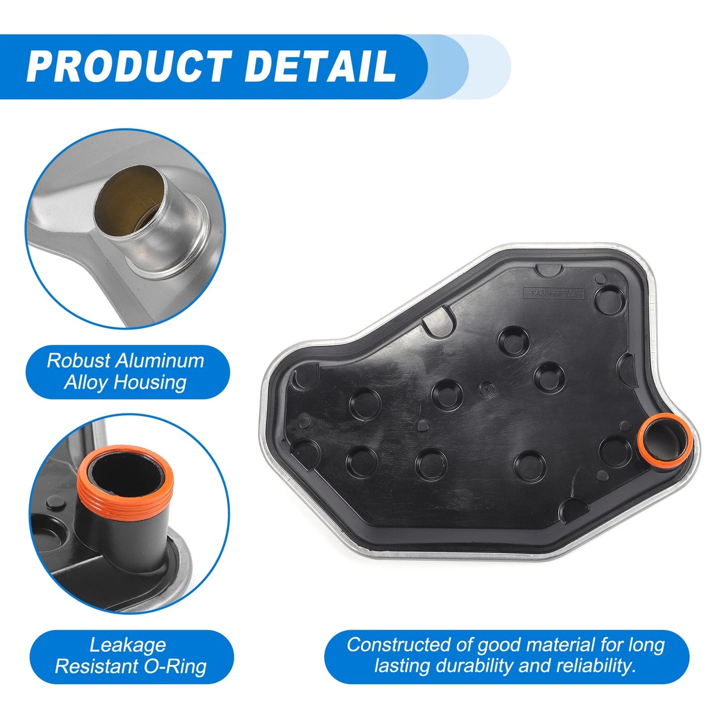 Transmission Fluid Filter Oil Pan for Ford F-150 (1997-2003)