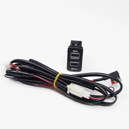 18W Dual-USB QC3.0 Fast Charger for Honda Fit, City, Civic, Acura (2016-2023)