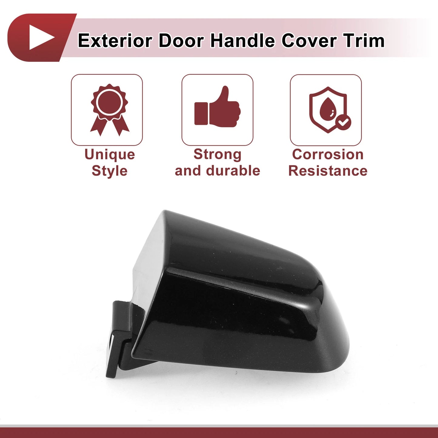 Exterior Door Handle Cover Trim for Chevrolet Traverse Black