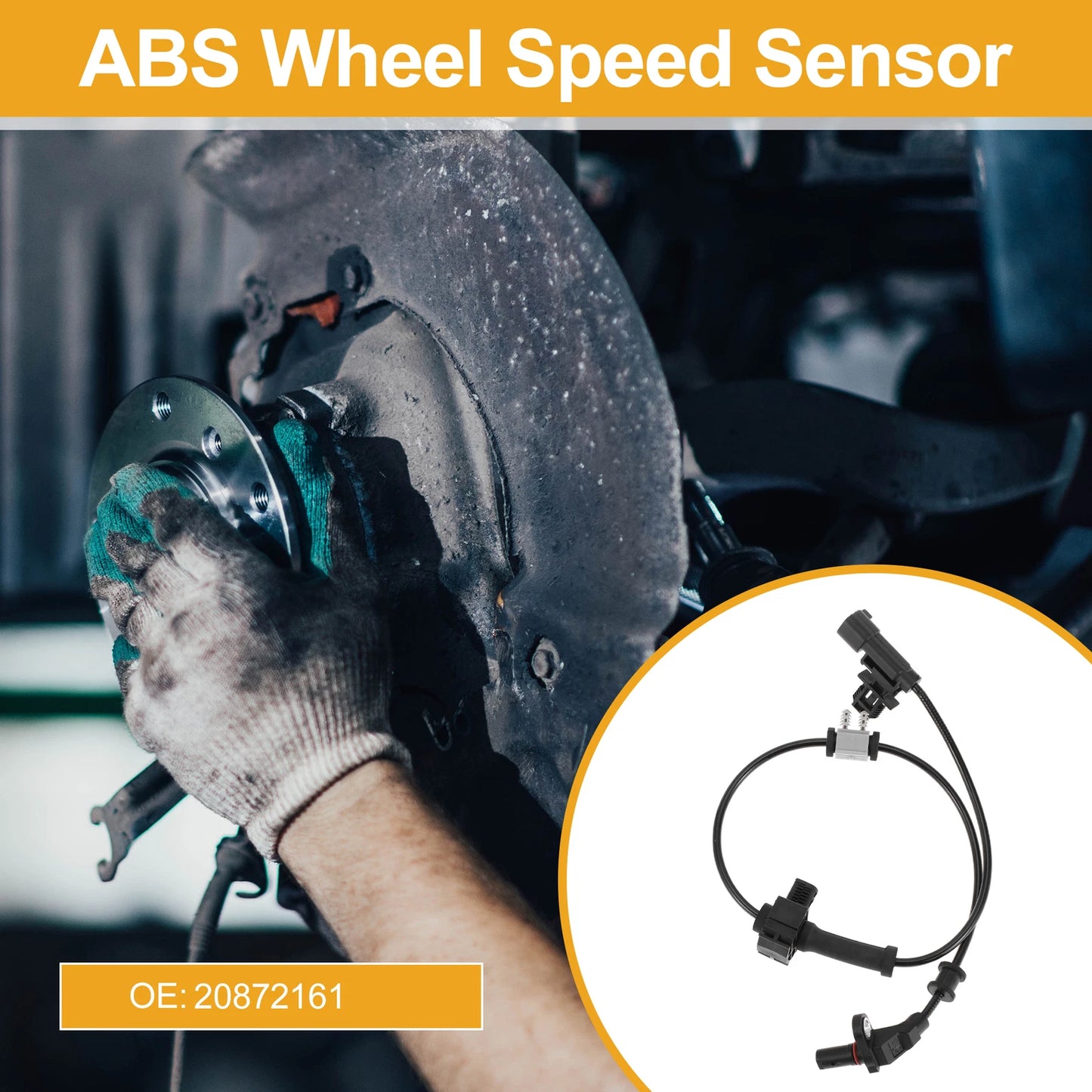 ABS Wheel Speed Sensor Front for Chevrolet Silverado ABS Sensor
