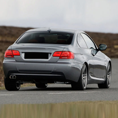 Gloss Black Rear Bumper Exhaust Diffuser Lip for 07-13 BMW E92 E93 M-Sport