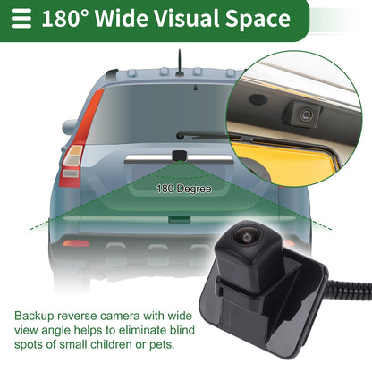Rear View Camera 120-180 Degree for Honda Accord Sedan (2013-2017)