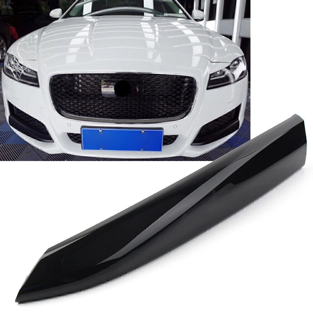 Front Bumper Left Side Grille Black Insert Cover for Jaguar XF (2016-2020)