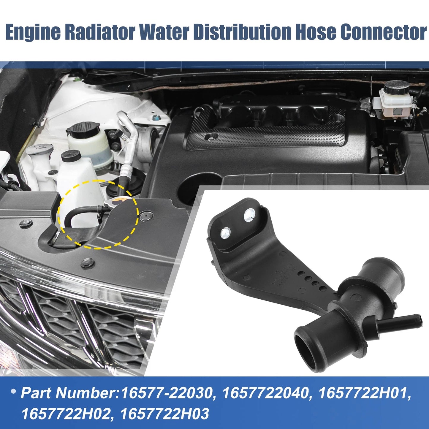 Coolant Connector for Toyota Corolla 1.8L (2003-2008)