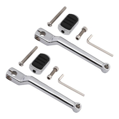 Chrome Front Rear Heel Shifter Lever Pegs for Harley Road Glide (1988-2023)