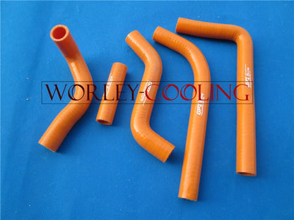 Silicone Radiator Hose for Suzuki RMZ450 (2011-2013) - Orange
