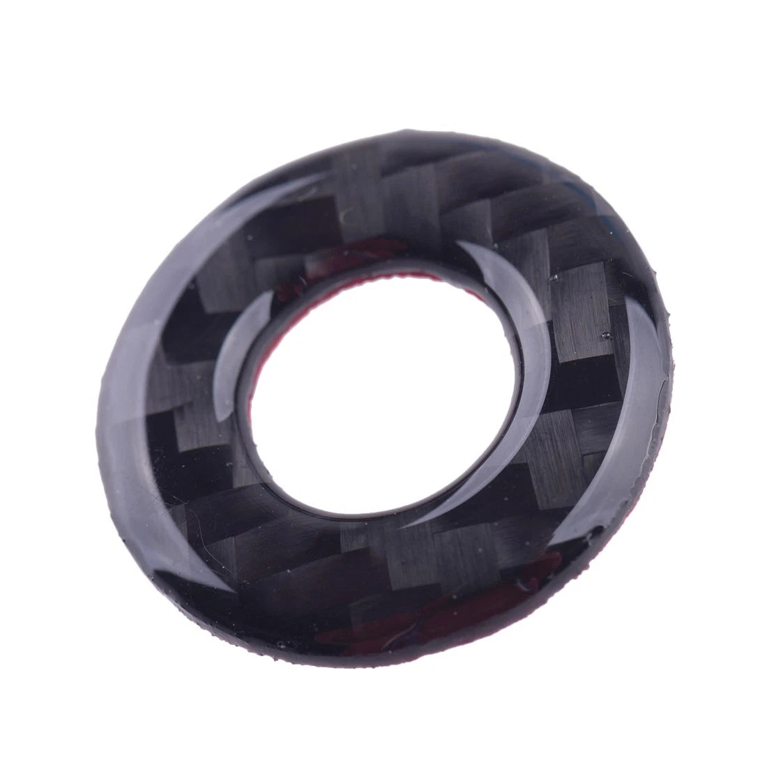 2 x Carbon Fiber Interior Door Lock Covers for Dodge Challenger (2008-2014)