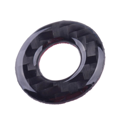 2 x Carbon Fiber Interior Door Lock Covers for Dodge Challenger (2008-2014)