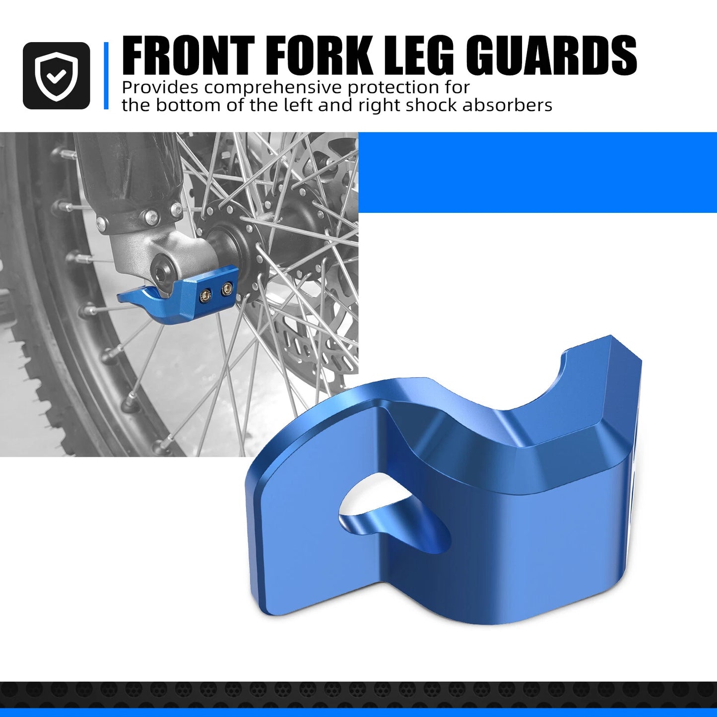 Front Brake Disc Fork Leg Cover for Segway X160 X260 (2020-2023)