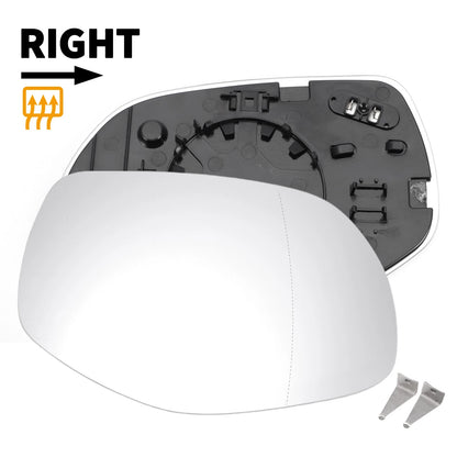 Right Side White Mirror Glass Back Heated for Porsche Cayenne (2007-2010)