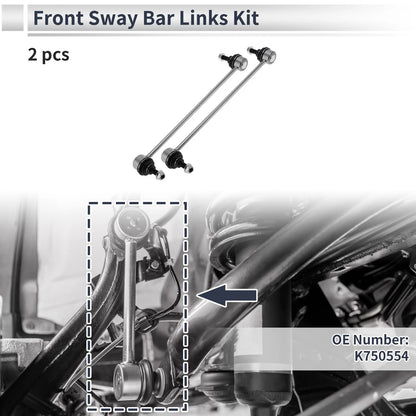Front Stabilizer Bar Links for MAZDA 3 (2010-2013) - 2 Pcs