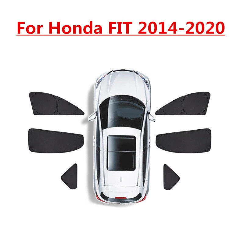 Side Window Sunshade Privacy Light Shade Blind for Honda FIT (2014–2020)