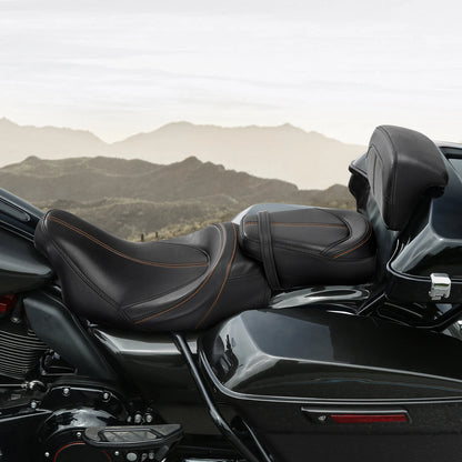 Driver Passenger Backrest Seats for Harley Touring Street Glide (2014-2024)