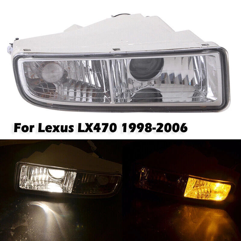 Right Side Front Bumper Fog Light for Lexus LX470 (1998-2007) w/ Bulbs